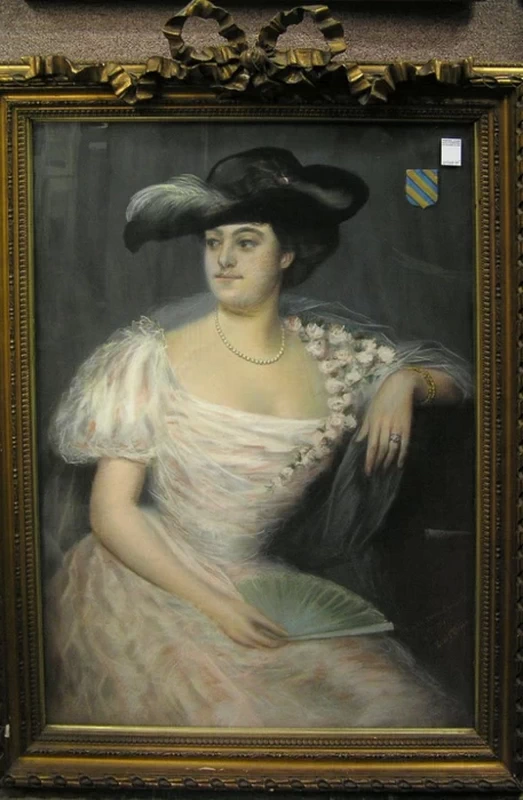 Ritratto di signora con ventaglio 1